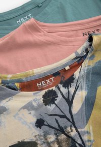 Next SLEEVE 3 PACK  - REGULAR FIT - Trükipildiga T-särk - pink