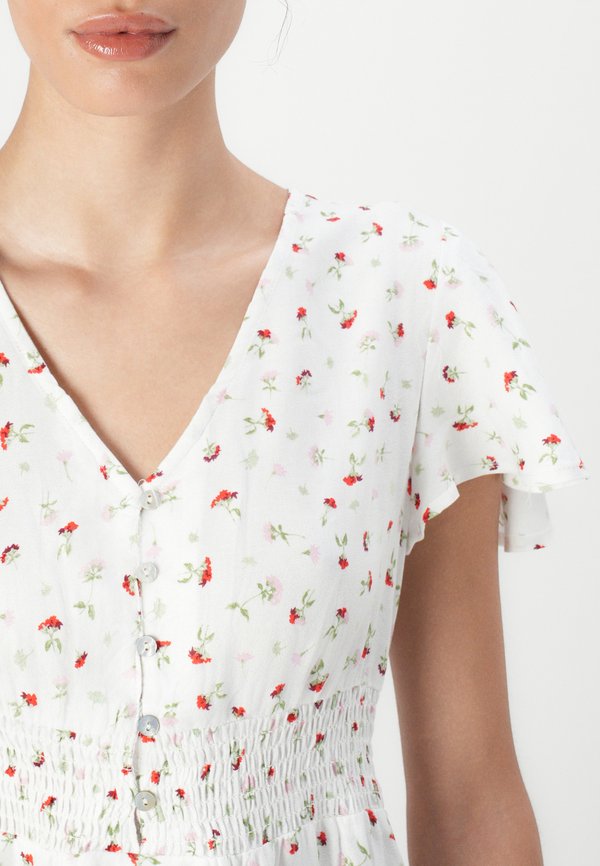 MARIANNE LIFE S/S MIDI DRESS - Day dress - cloud dancer3