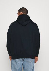 Jack & Jones JJECORP LOGO - Jersey con capucha - navy blazer/print