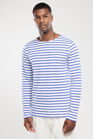 PLOZEVET MARINIÈRE - Longsleeve - blanc/etoile