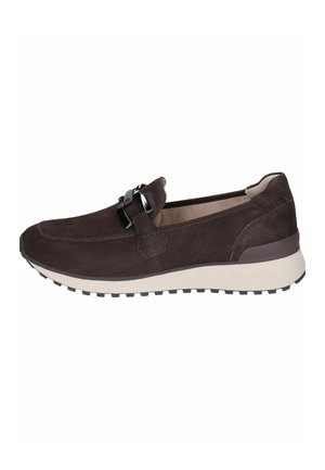 Caprice, SLIPPER - Instappers - dk brown suede