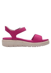 Tamaris Sandali con zeppa - fuxia