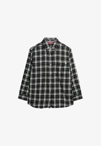 Sélectionné, black ecru check