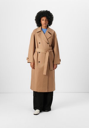 Calvin Klein CLASSIC LONG - Trenchcoat - tigers eye