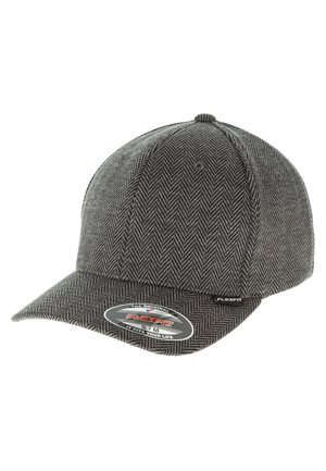 Flexfit HERINGBONE MELANGE FLEXFIT - Cap - black/grey