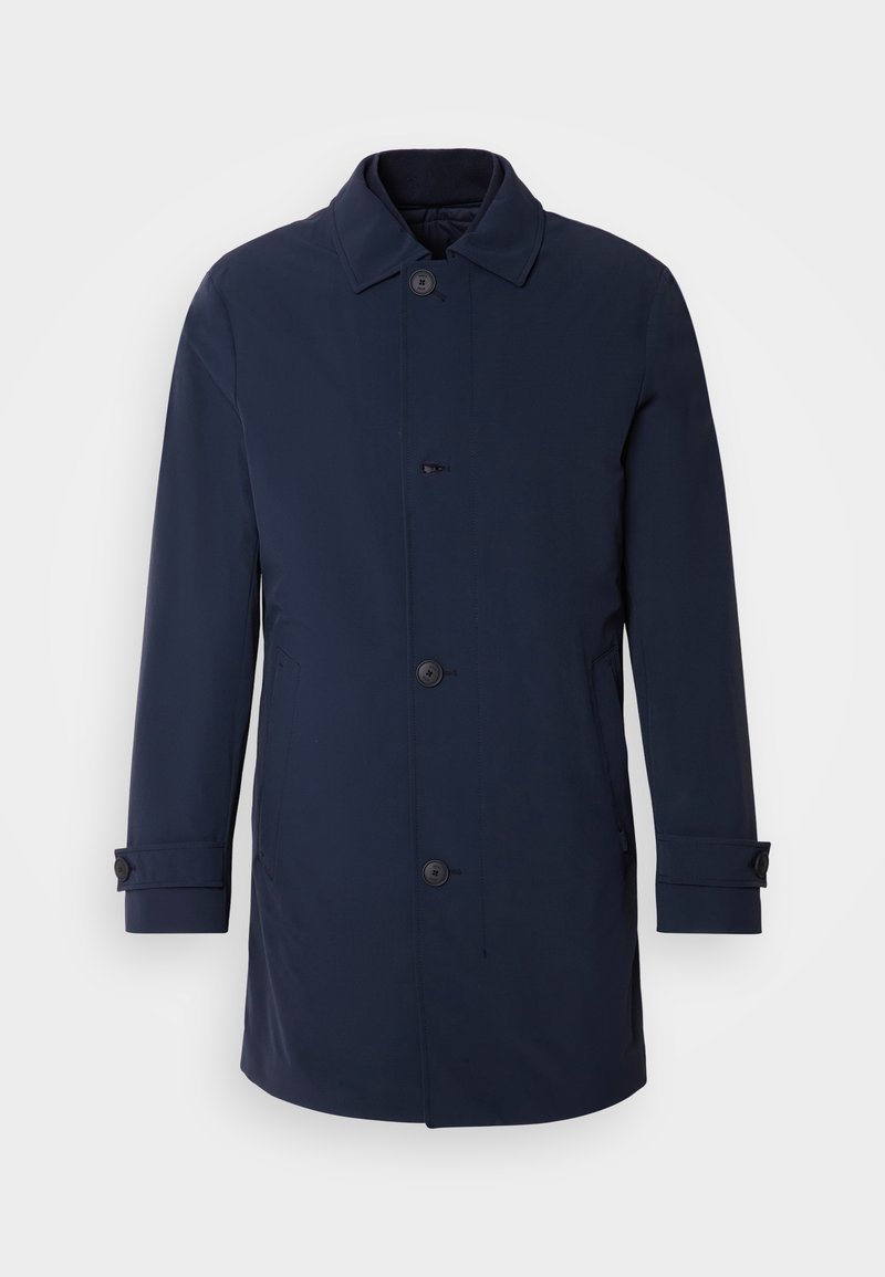 Boss Halflange jas donkerblauw