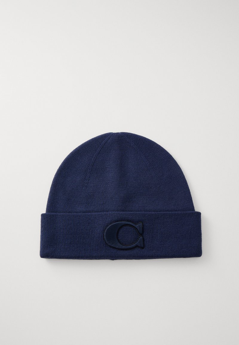 COACH VARSITY BEANIE UNISEX - Căciulă - navy