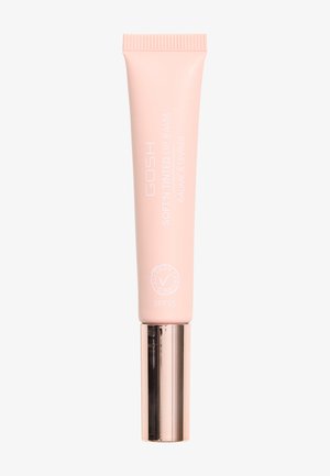Soft'n Tinted Lip Balm in a pink tube with a silver base, featuring a smooth texture and SPF 15, labeled allergy certified.