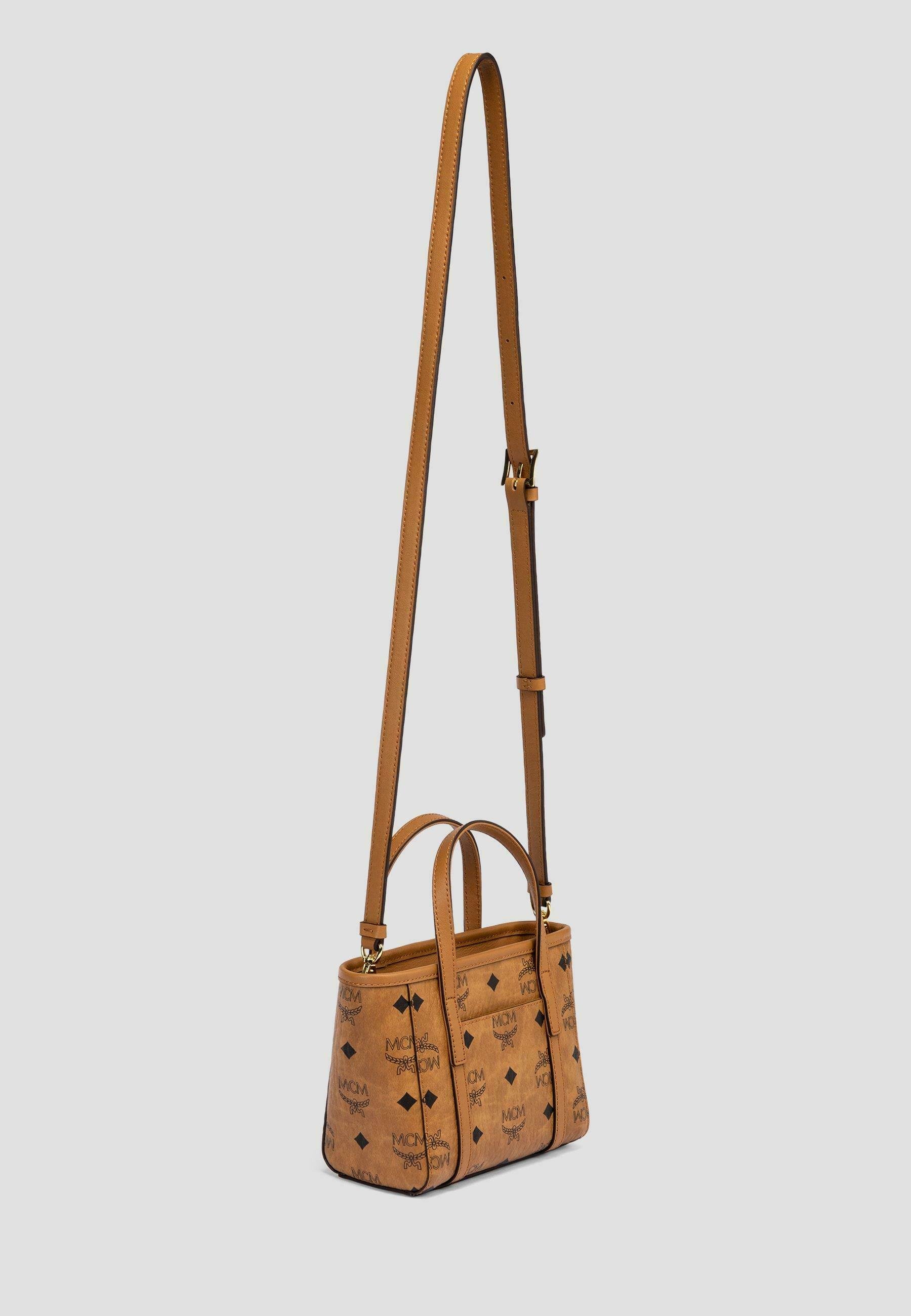 MCM TONI MIT REISSVERSCHLUSS OBEN - Handbag - cognac - Zalando