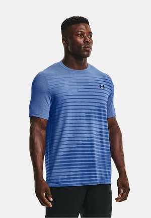 Under Armour SEAMLESS FADE - T-shirt con stampa - dark blue