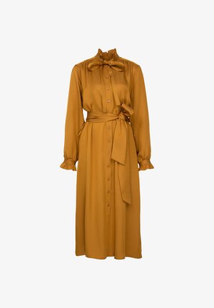 Seidensticker, REGULAR - TWILL - Robe chemise - yellow