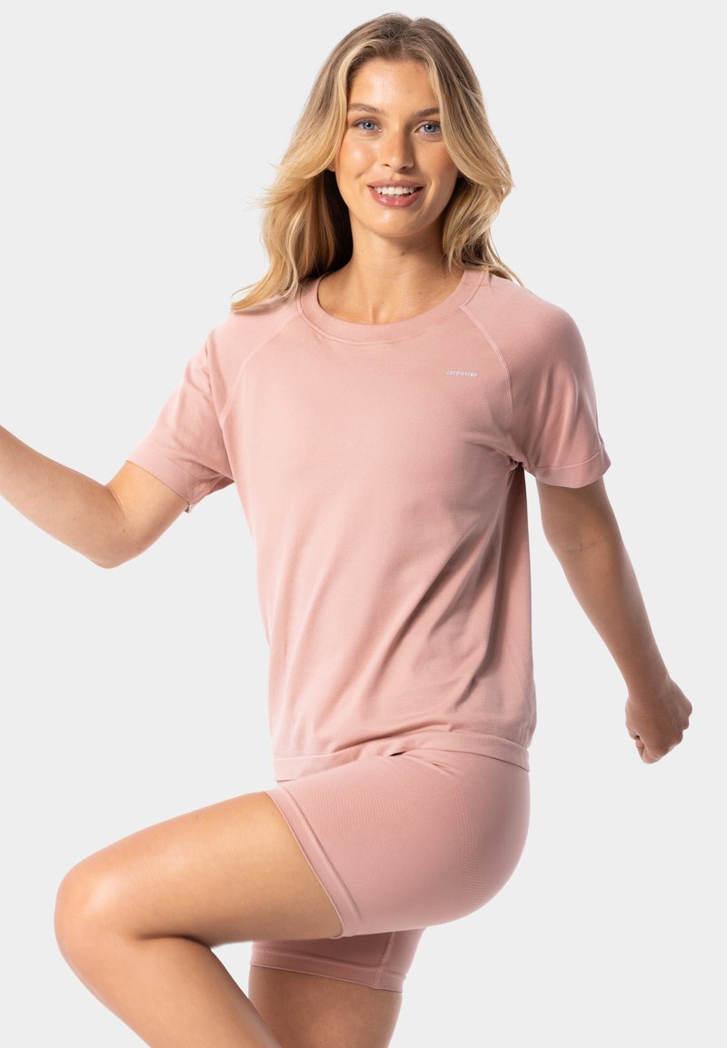 Carpatree SIMPLY SEAMLESS - Paprasti marškinėliai - pink
