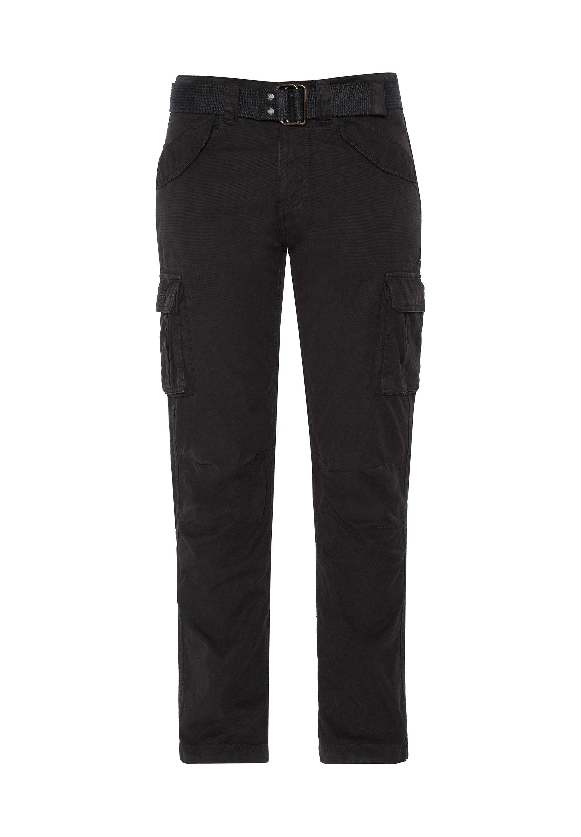 Schott MULTI-POCKET - Cargohose - noir/schwarz - Zalando.de
