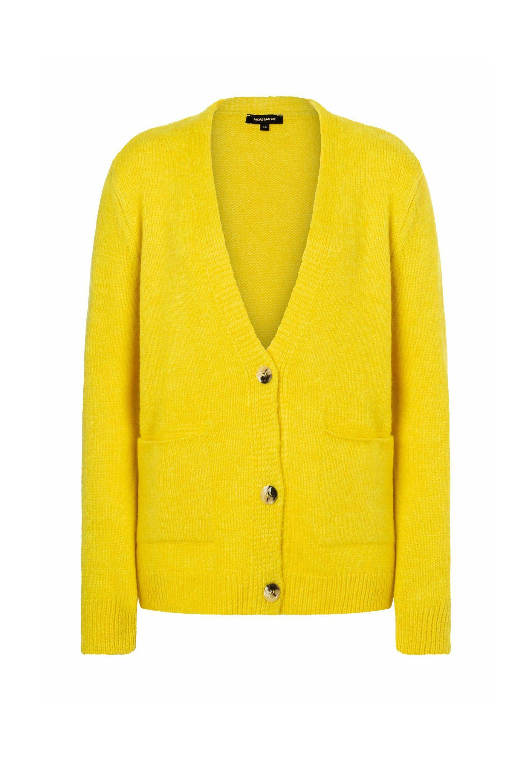 Pre Owned Gelbe Strickjacke Street One Strickjacke Yellow