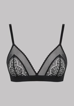 Maison Close ACCROCHE COEUR - Soutien-gorge triangle - black