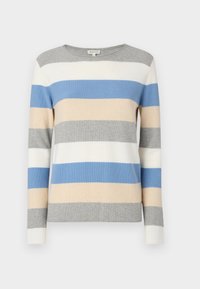 STRUCTURED STRIPED - Vesta - beige/blue