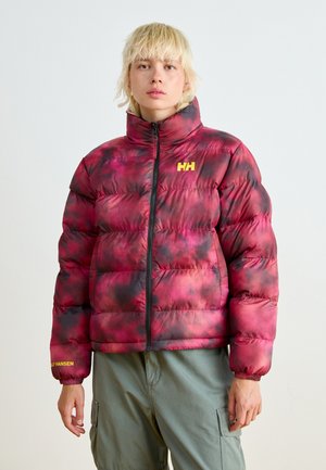 YU 23 Reversible Puffer - Down jacket - dark magenta