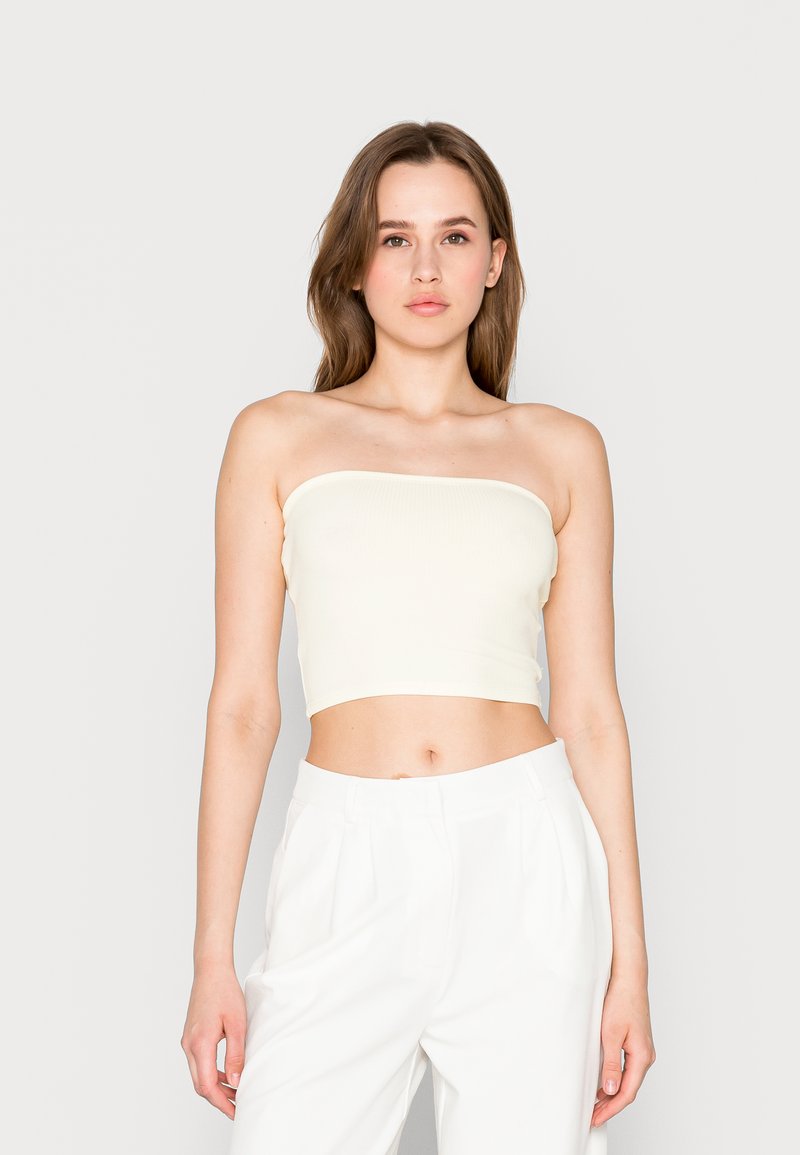 Glamorous BANDEAU TUBE TOP 2 PACK - Top - pale lemon/black/verde - Zalando.es