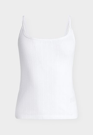 GAP, POINTELLE SCOOP CAMI - Μπλούζα - fresh white