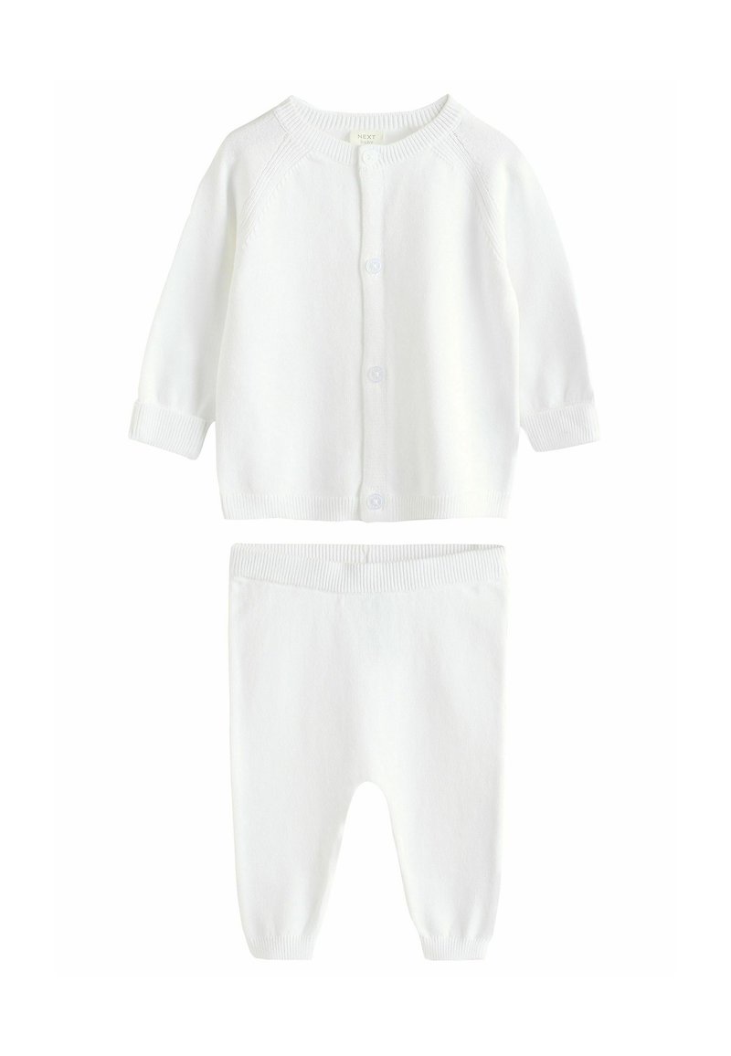 Next - REGULAR FIT - SET - Chaqueta de punto - white, Ampliar