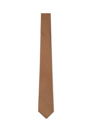 Krawatte - beige gemustert