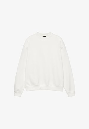 PULL&BEAR, RELAXED FIT - SWEATSHIRT - Sweatshirt - white