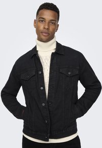 Only & Sons ONSCOIN JACKET - Jeansjakke - black denim