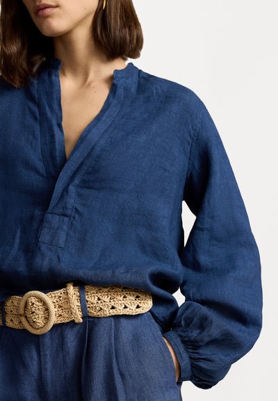 Polo Ralph Lauren SINA LONG SLEEVE BLOUSE - Blus - dark blue