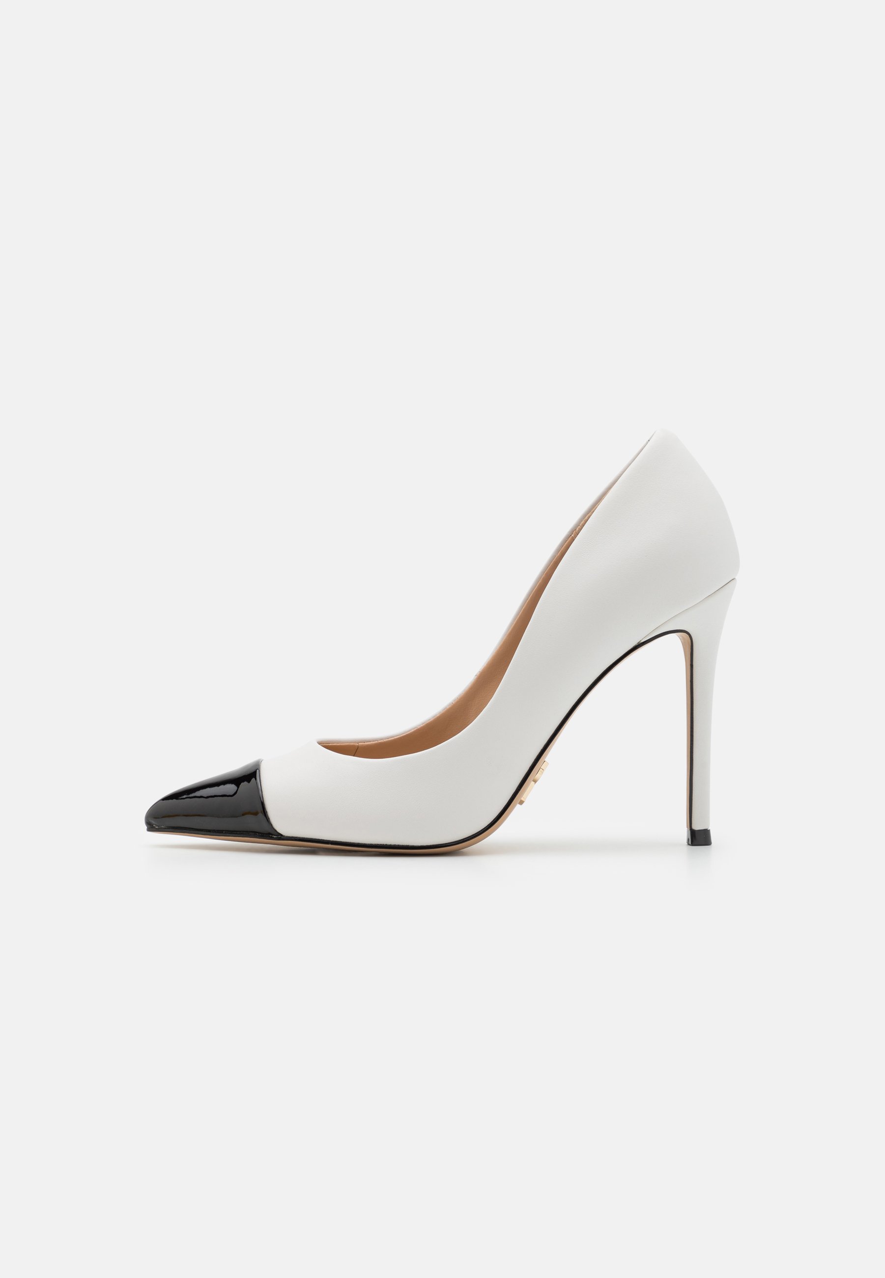 Steve Madden EVELYN - High heels - white/black/off-white - Zalando 