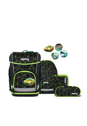 CUBO LIGHT SET - Juego de mochilas escolares - cybär race - schwarz
