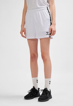 Hummel AUTHENTIC - Korte broeken - white