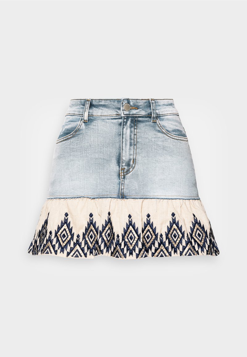 Desigual Minirok blauw denim/bluedenim