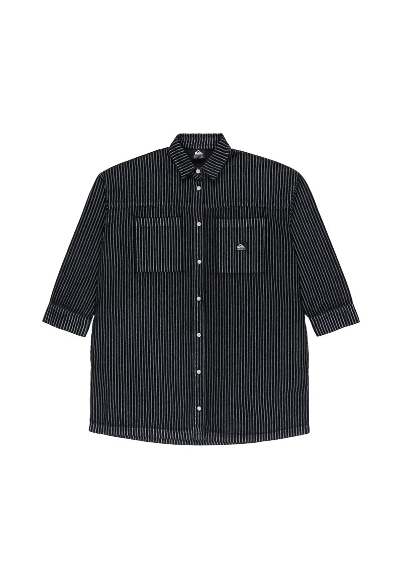 Quiksilver ICED AGE WOVEN - Robe chemise - tarmac/noir - ZALANDO.FR
