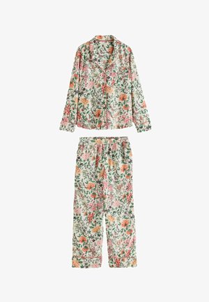 Laura Ashley, REGULAR FIT - ELLENBROOK SATIN STRIPE BUTTON THROUGH PYJAMAS SET - Pyjama set - multi