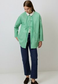 Halflange jas - green