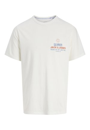 Jack & Jones PREMIUM, JPRBLUMAXWELL TEE - Trükipildiga T-särk - bright white