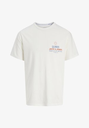 Jack & Jones PREMIUM, JPRBLUMAXWELL TEE - Trükipildiga T-särk - bright white