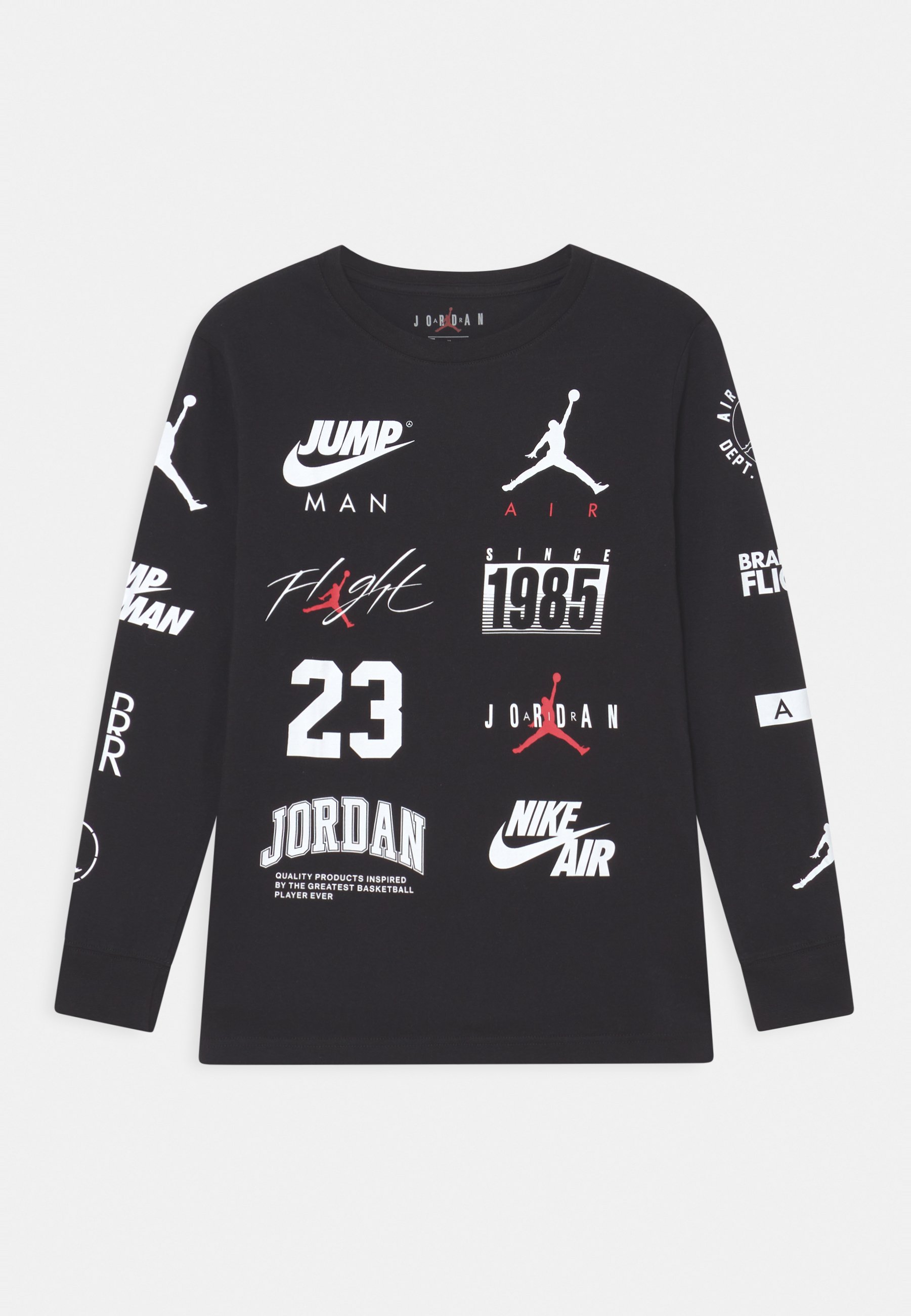 Jordan LEVEL UP Camiseta de manga larga - black/negro - Zalando.es