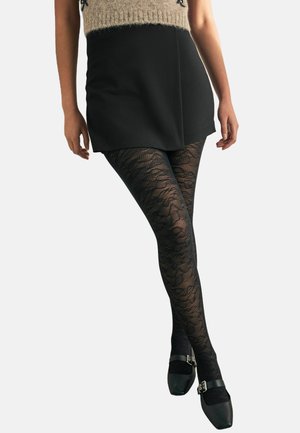 BUM TUM AND SHAPING - Sukkpüksid - black lace