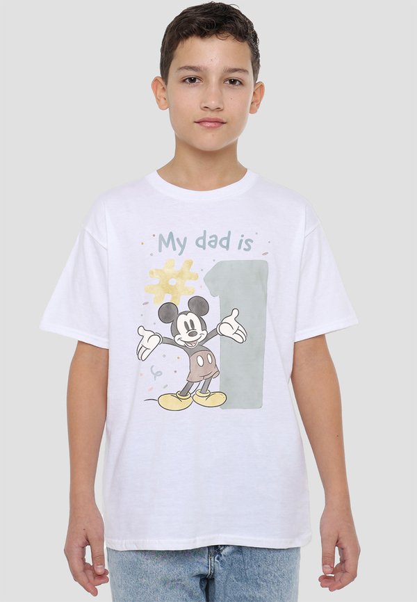 MICKEY MOUSE NO.1 DAD WATERCOLOUR - T-Shirt print