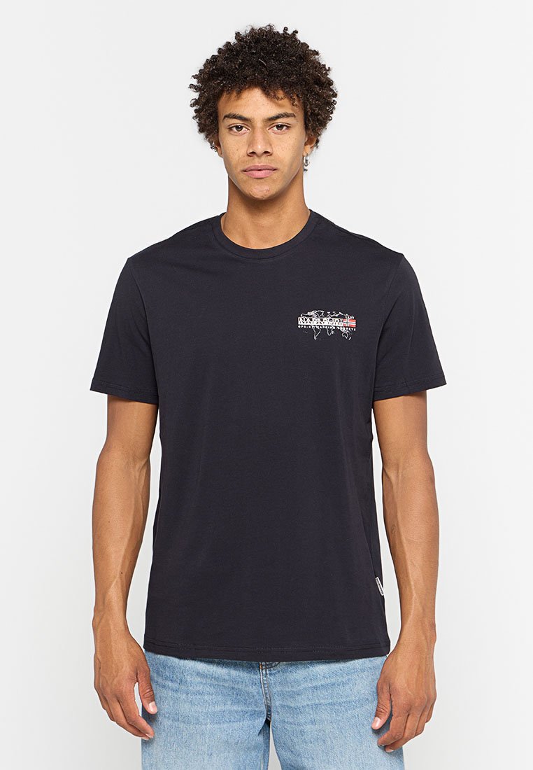 Napapijri T-shirt print zwart