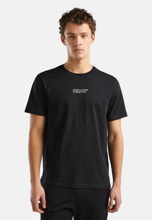 United Colors of Benetton T-Shirt print - black