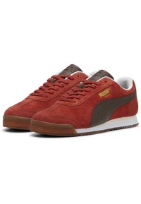 Puma ROMA UNISEX - Tenisky - mars red espresso brown gum