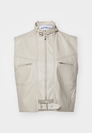 BIKER STITCH VEST - Veste sans manches - porcelain
