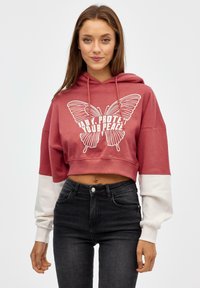INSIDE Jersey con capucha - roj