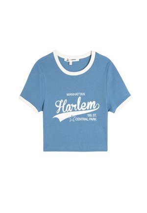Koton CROP  - T-shirt con stampa - dark blue