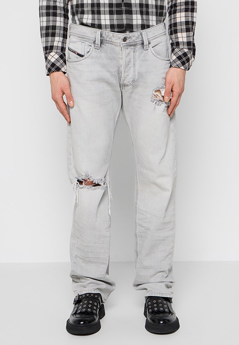 Diesel Straight leg jeans lichtgrijs Diesel Straight leg jeans lichtgrijs