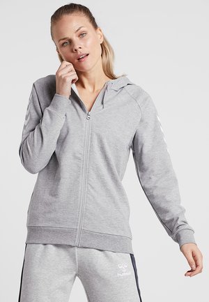 Sweat zippé - grey melange