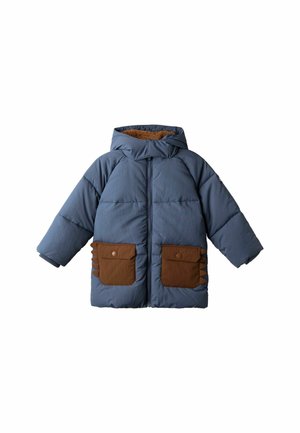 JoJo Maman Bébé REGULAR FIT - Žieminis paltas - navy novelty dino