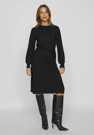 TAILLENGÜRTEL - Robe pull - black